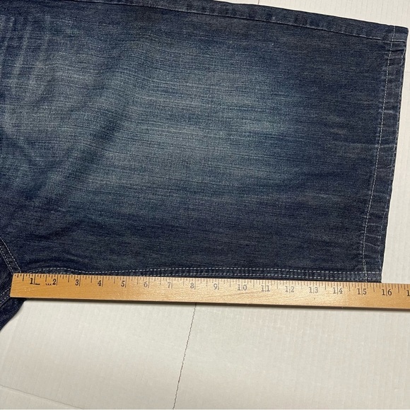 Rocawear Men's Denim Jean Shorts Baggy Long Relaxed Hip Hop Streetwear Sz 40 - Picture 9 of 9